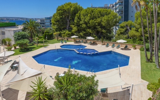 A-4103-121 Renoviertes Luxus-Apartment in Puerto Portals mit traumhaftem Meerblick