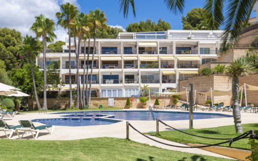 A-4103-121 Renoviertes Luxus-Apartment in Puerto Portals mit traumhaftem Meerblick