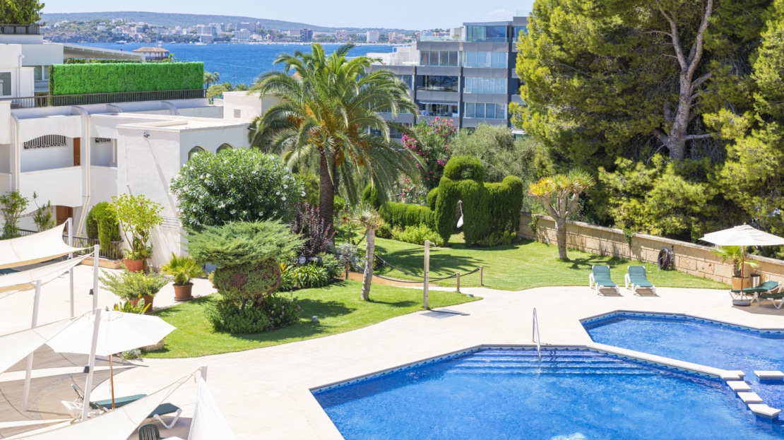 A-4103-121 Renoviertes Luxus-Apartment in Puerto Portals mit traumhaftem Meerblick