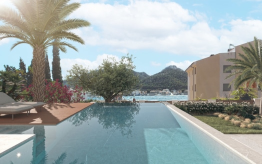 G-4734 BAUGRUNDSTÜCK in Port Andratx mit Lizenz und Projekt für eine High End Villa mit Meerblick