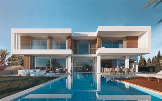 G-4734 BAUGRUNDSTÜCK in Port Andratx mit Lizenz und Projekt für eine High End Villa mit Meerblick