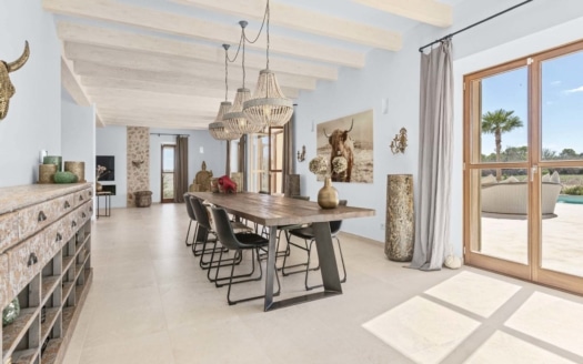 F-4860 Fantastic natural stone finca in Ses Salines with absolute privacy, large pool and panoramic views29