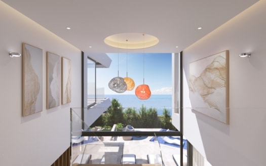 V-4802 Fantastische Villa in Nova Santa Ponsa mit atemberaubendem Panorama-Meerblick
