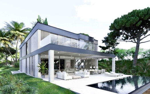 V-4682-121 PROJEKT! Spektakuläre Luxusvilla in Bendinat mit herrlichem Golf- und Meerblick 2